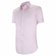 Plain fitted short-sleeved shirt
