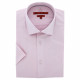 Plain fitted short-sleeved shirt