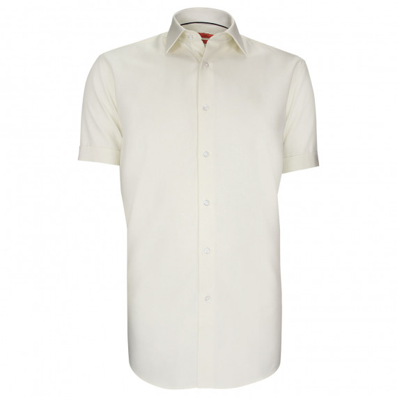 Fitted shirt in twill weave fabric AE2AMMC1