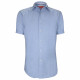 Fitted shirt in twill weave fabric AE2AMMC2