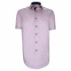 Straight cut shirt in plain fabric AE3AMMC1