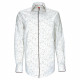 Fitted shirt in floral print fabric