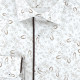 Fitted shirt in floral print fabric