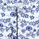 Straight cut shirt in floral print fabric AE2AM1