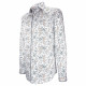 Straight cut shirt in floral print fabric AE3AM1