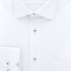 Straight cut shirt in plain fabric AE4AM1