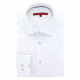 Straight cut shirt in plain fabric AE4AM1