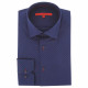 Straight cut printed fabric shirt AE5AM1