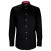 Fitted shirt in plain fabric