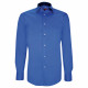 Fitted shirt in plain fabric AE9AM2