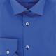 Fitted shirt in plain fabric AE9AM2