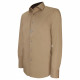 Fitted shirt in plain fabric AE9AM3