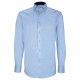 Fitted shirt in plain fabric AE9AM4