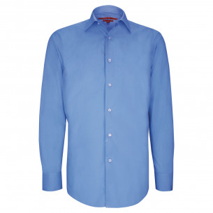 Fitted shirt in plain cotton AE12AM2