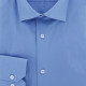Fitted shirt in plain cotton AE12AM2