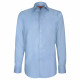 Fitted shirt in plain cotton twill AE13AM1