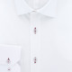Plain fitted shirt, 100% cotton AE14AM1