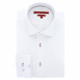 Plain fitted shirt, 100% cotton AE14AM1