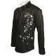 Chemise brodée FLOWERTY Andrew Mc Allister E5AM1