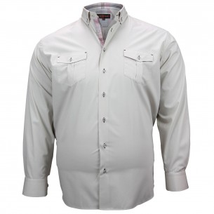 CHEMISE GRANDE TAILLE POCKET Doublissimo GT-M5DB4