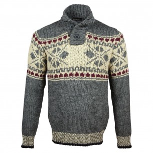 Pull jacquard CORTINA Emporio balzani H1028-GRIS