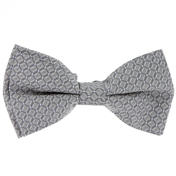 CRAVATE EN SOIE BOWTIE Andrew Mc Allister KNPAP-GRIS