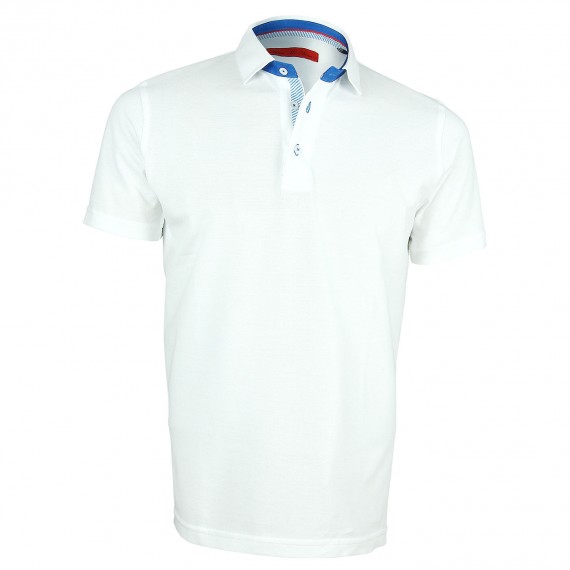 Polo en piqué de coton COUNTRY Andrew Mc Allister Y4073-01