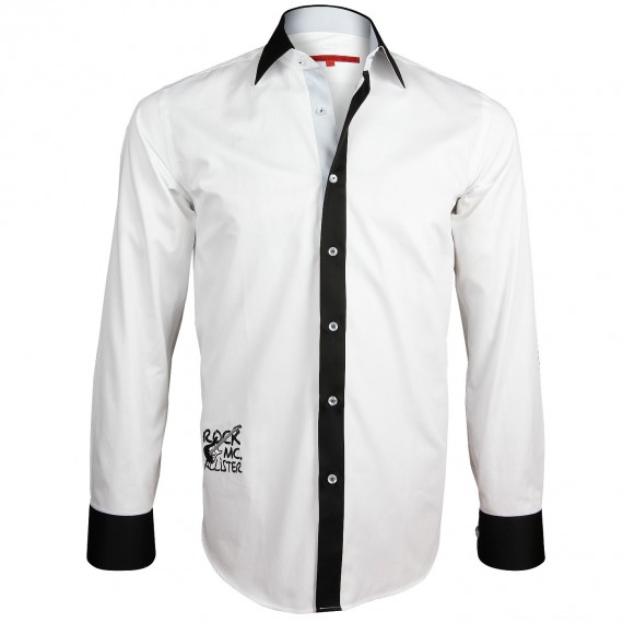 Chemise brodée JIMMY Andrew Mc Allister Y5AM1