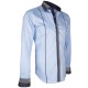 chemise bi-matiere IKSBY Andrew Mc Allister Q17AM2