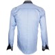 chemise bi-matiere IKSBY Andrew Mc Allister Q17AM2