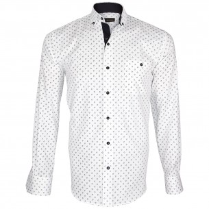 Shirt oxford printed MONTECASSINO Emporio balzani Q17EB3