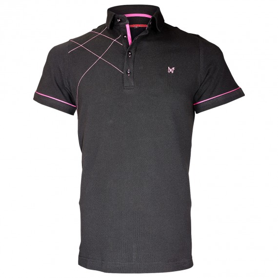 Polo brodéPLYMOUTH Andrew Mc Allister TM3-BLACK