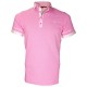 Polo bi-matièreFOLKERSTONE Andrew Mc Allister TM1-PINK