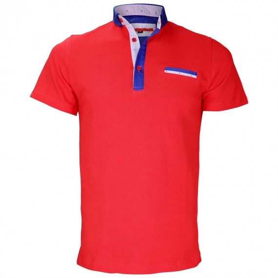 Polo col boutonnéeSTUDLAND Andrew Mc Allister TM5-RED