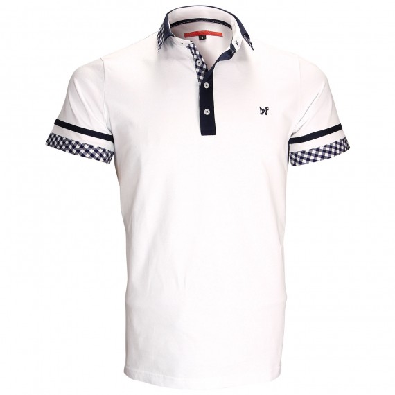 Polo modeRANDY Andrew Mac Allister ZB5-WHITE